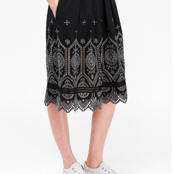 French Connection Embroidered Skirt - Picture 2 of 4